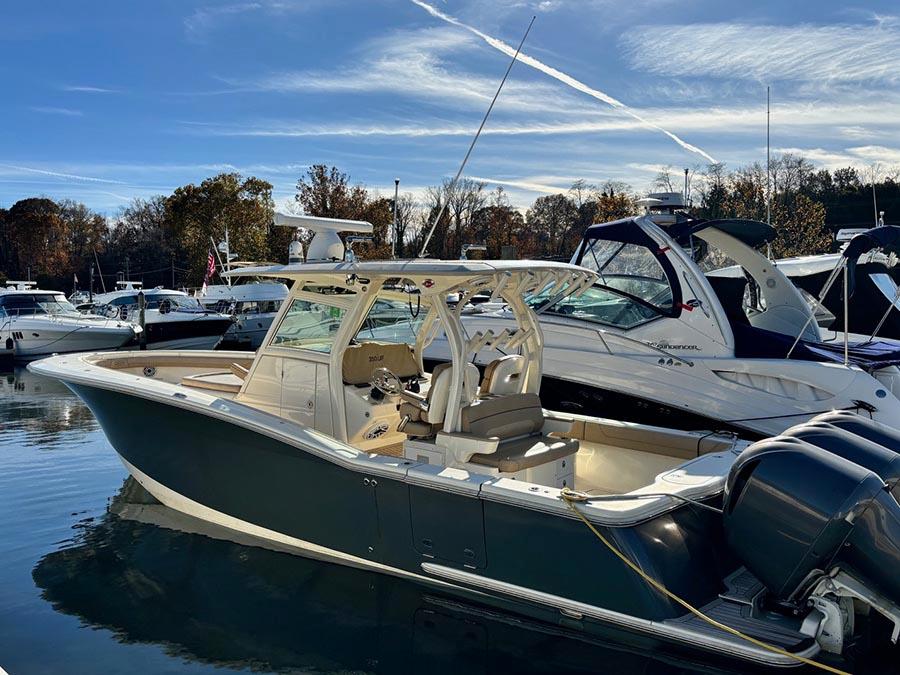 2016 Scout 350 LXF at her berth in Woodbridge, Virginia